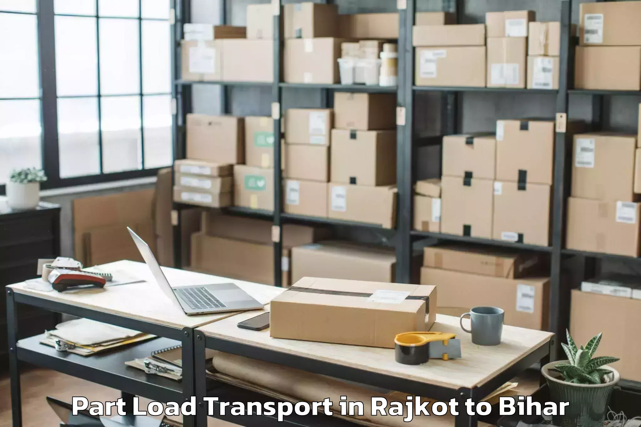 Hassle-Free Rajkot to Kutumba Part Load Transport